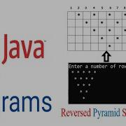 Reversed Pyramid Star Pattern In Java Hindi Reverse Pyramid Pattern In Java