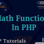 27 Math Functions In PHP PHP Math Functions PHP Functions Learn PHP PHP Hindi Urdu