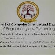 Computer Graphics Program To Draw A Line Using Bresenham S Line Generating Algorithm