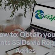CAASP Obtain SSSID In Aeries 3 5