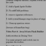 Chapter 2 Away3d Into Flash Builder Part 3