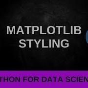 Python Data Science Tutorial 6 Matplotlib Styling