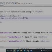How To Use Window Open And Close Method In JavaScript