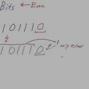 Выявление ошибок с помощью битов четности