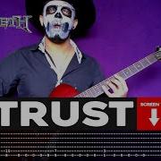 MEGADETH Trust Cover By Masuka LESSON GUITAR TAB