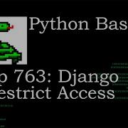 Python Basics Tutorial How To Restrict Access With Django Login Required Decorator Function