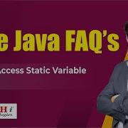 Can We Access Static Variable Directly Core Java Interview Questions Naresh IT