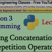 Python Tutorial In Hindi 8 String Concatenation In Python 3 Beginners Class