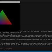 Your First Triangle W Vulkan In Rust In 7 Minutes