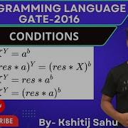 Programming Language GATE 2016 Problem Solution
