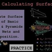 Surface Area Of Basic Prisms And Pyramids Using Nets 10 Examples