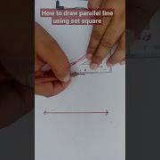 How To Draw Parallel Line Through A Point Using Set Square