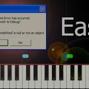 WINDOWS XP ERROR SOUND Piano Tutorial