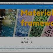 Responsive WebSample Using Materialize A Css Framework