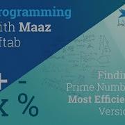 Prime Number Algorithm The Efficient Way Interview Question