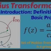 Introduction To Mobius Transformation Set Of Mobius Transformation Forms A Group