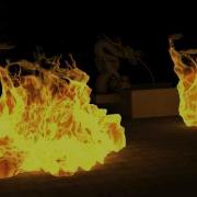 Modo Fire Test Animation