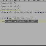 Java Applets Урок 9 DrawLine и DrawOval