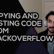 Copying And Pasting Code From Stackoverflow