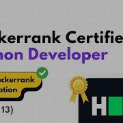 Build Your Logic With Python Python Hackerrank Solutions Q33 Q34 Earn Certification