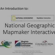 Introduction To National Geographic Mapmaker Interactive