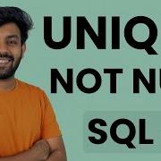UNIQUE NOT NULL CHECK DEFAULT CONSTRAINT SQL Mastery Ep 5 Code Io Tamil