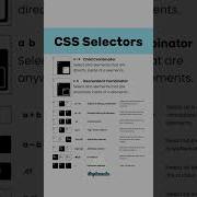 CSS Selectors Cssselectors Selectors Csstutorial Css