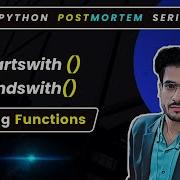 Python Startswith Python Endswith String Inbuilt Functions 44
