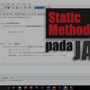 1 Java Static Method