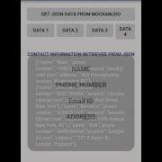 Simple Android Volley Example With Json