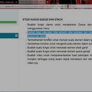 Studi Kasus Stack Dan Queue