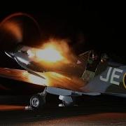 Spitfire Night Engine Run WITH FLAMES