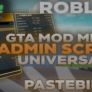 Roblox Universal ADMIN Script Violent Mod Menu Script Hub Pastebin 2026