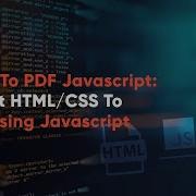 How To Convert HTML CSS To A PDF Document Using JavaScript And Kendo UI API