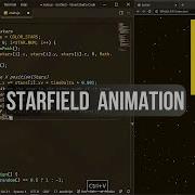 ASMR Programming Coding Starfield With JS IBM Keyboard ASMRプログラミングの雨