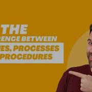 Policies Vs Processes Vs Procedures What S The Difference