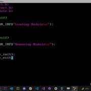 Adding And Removing Modules In Linux Kernel