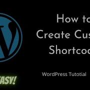 How To Create Custom ShortCode WordPress Add Shortcode Beginners Tutorial Tutorial 23