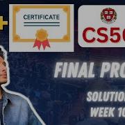 CS50 PSet 10 Final Project Walkthrough Step By Step For Beginners