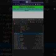 Javascript Tutorial Javascript Objects Javascript Create An Objects Shorts Javascript