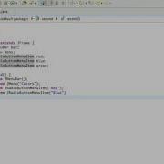 Java GUI Lesson 6 Menus