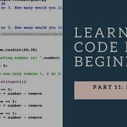 Learn To Code For Beginners 11 Lists