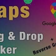 Drag Drop Markers Reverse Geocoding