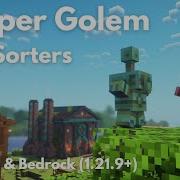 COPPER GOLEM ITEM SORTERS Minecraft Tutorial Java Bedrock 26 1