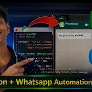 Build A WhatsApp Message Bot Using Python Python Automation Project Tamil Mr JR