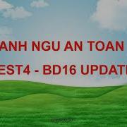TEST 04 BD16 UPDATE
