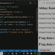 27 JS Tutorial DOM Select Elements By Classname In JavaScript