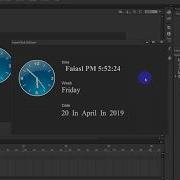 Analog Clock By AdobeAnimate Cc ActionScript3 0