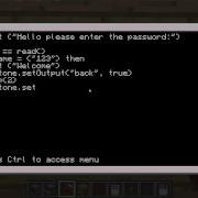 Minecraft How To Make A Lock System ComputerCraft HD