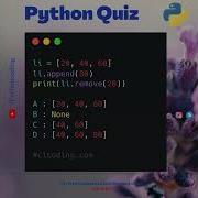 Python Quiz Day 41 What Is The Output Of Following Code